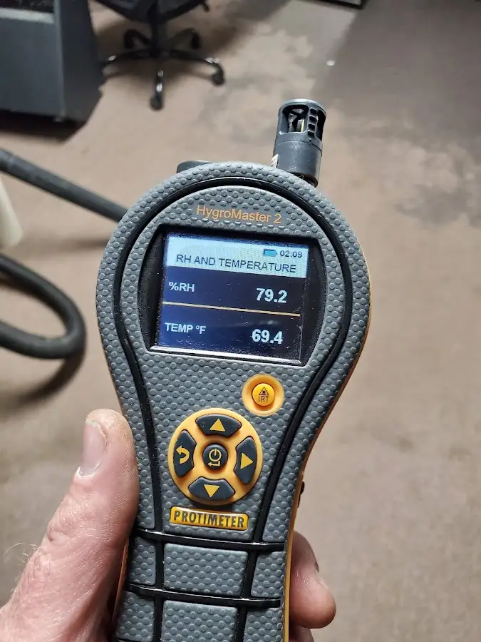 Moisture meter humidity assessment for Fire & Smoke Damage Restoration in Boxford